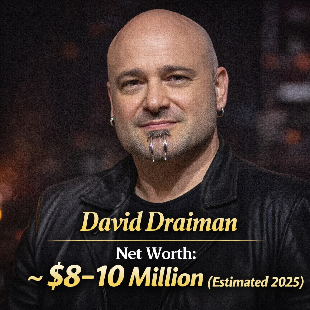 David Draiman Net Worth History: Growth Over the Years 2025