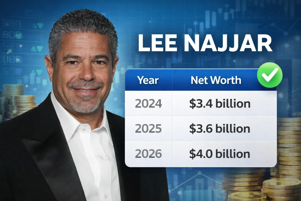 Lee Najjar’s Net Worth Explained: Business Ventures And Investments 2026