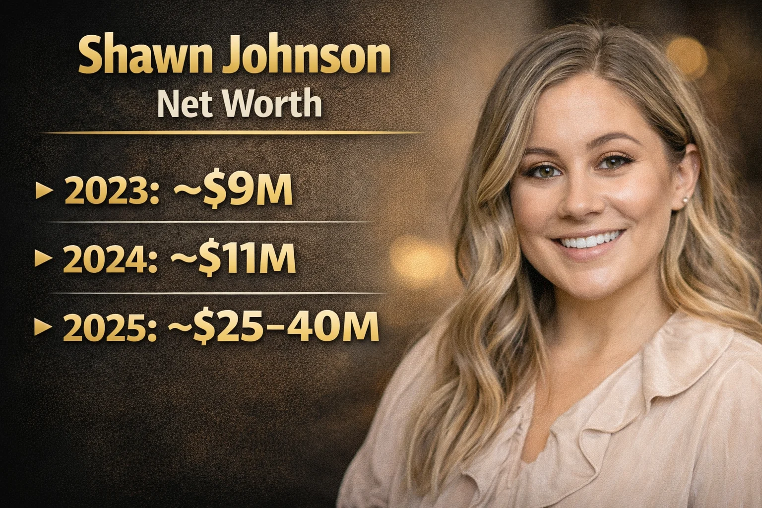 Shawn Johnson Net Worth: Income, Career, and Assets 2025-26