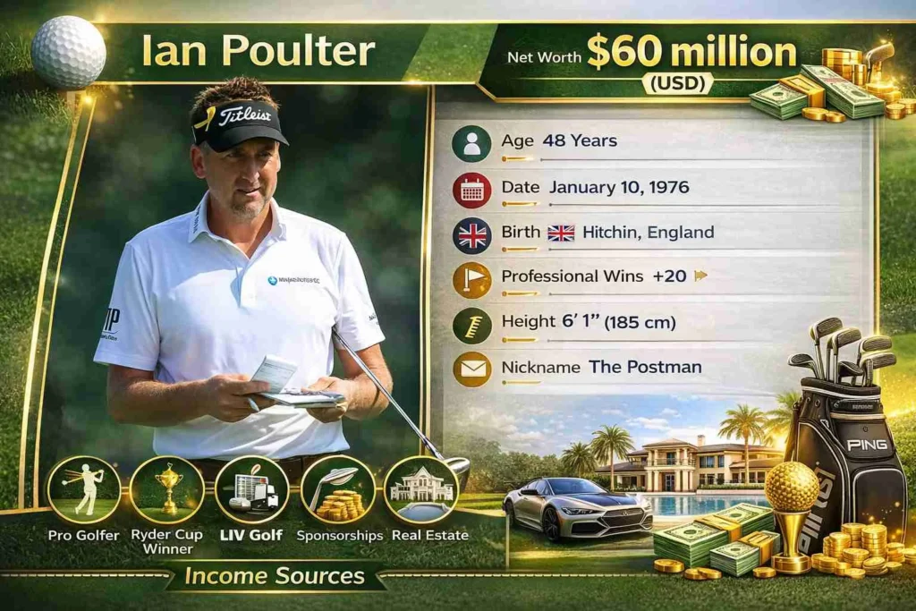 Ian Poulter Net Worth