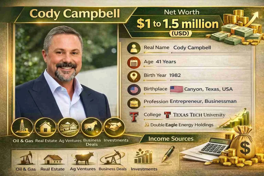 cody campbell net worth