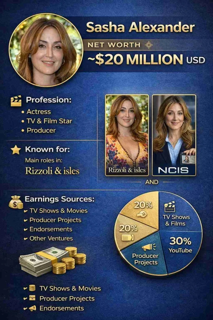 Sasha Alexander Net Worth