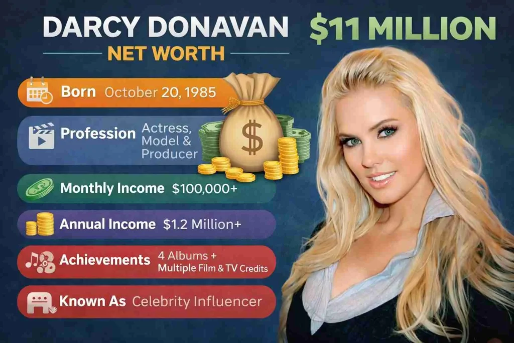 Darcy Donavan Net Worth