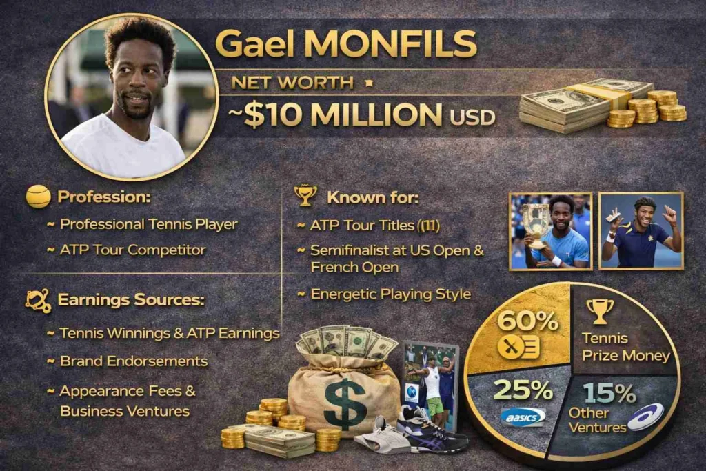 Gael Monfils Net Worth
