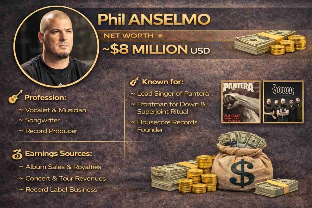 phil anselmo net worth