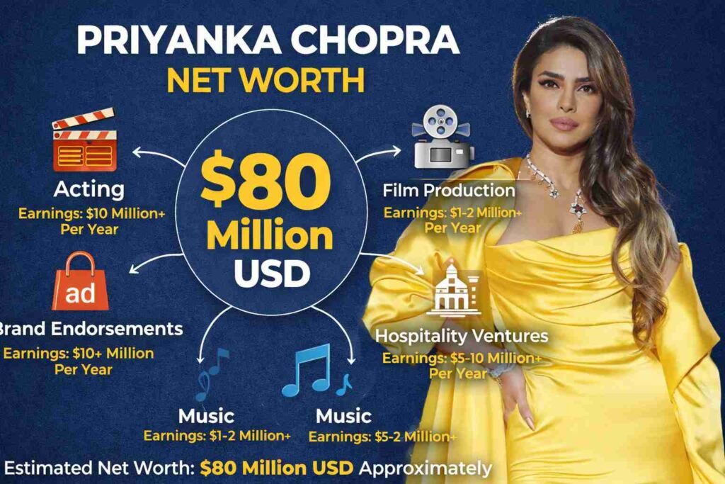 Priyanka Chopra Net Worth