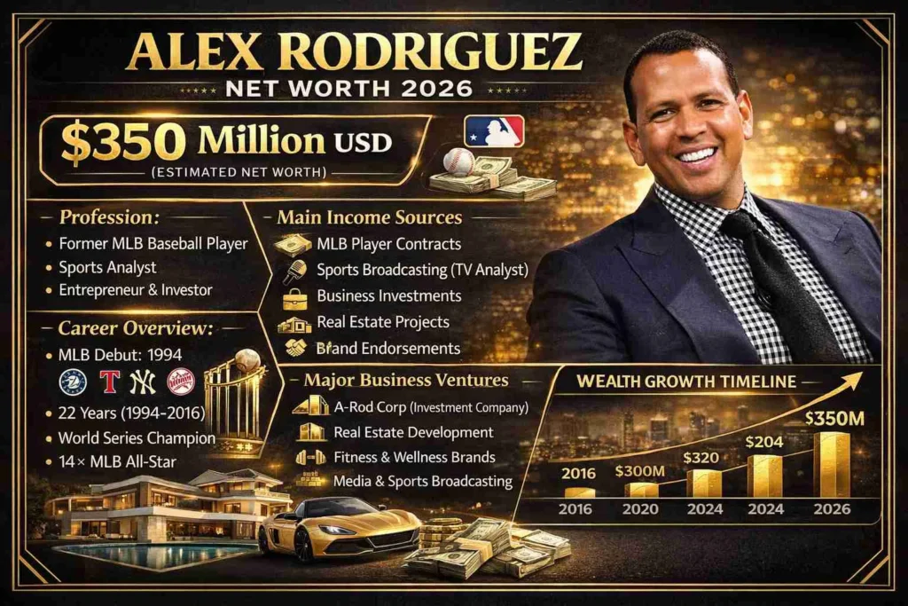 alex rodriguez net worth