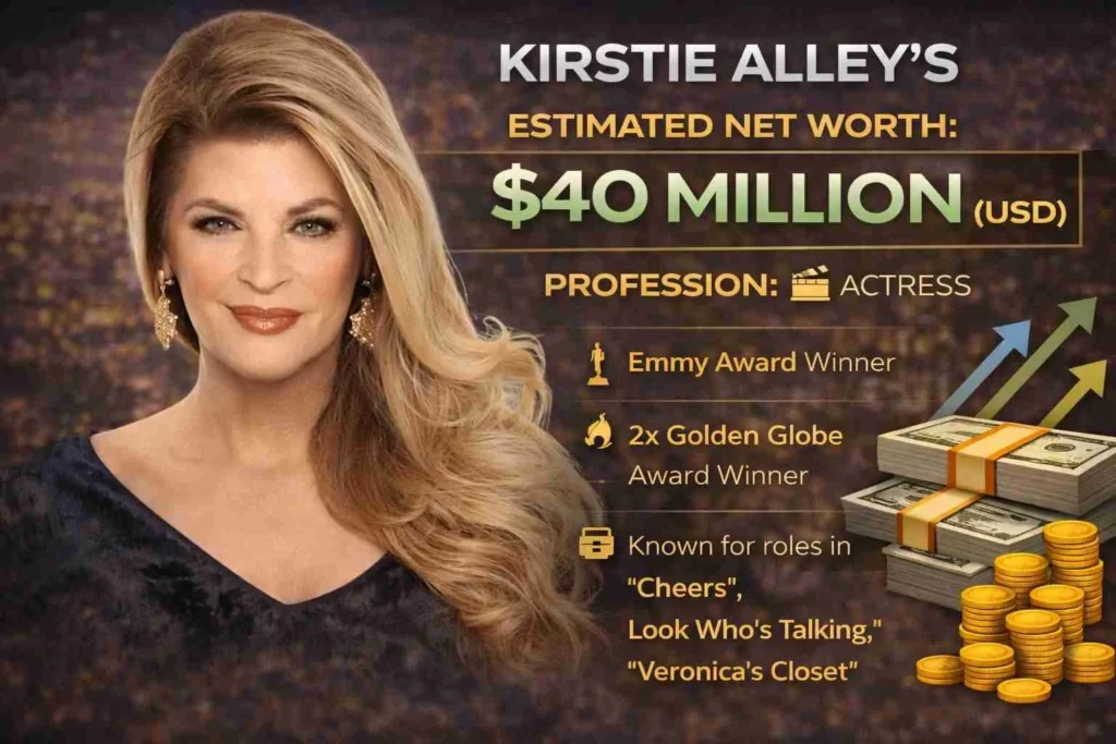kirstie alley net worth