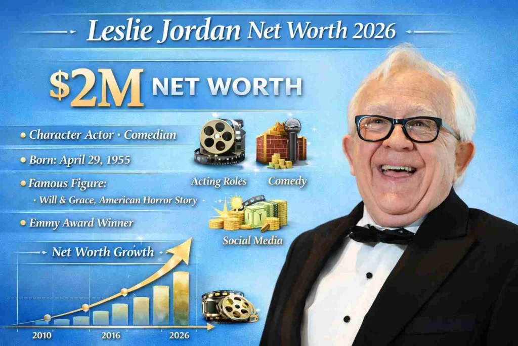 leslie jordan net worth