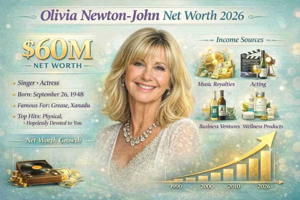 olivia newton‑john net worth