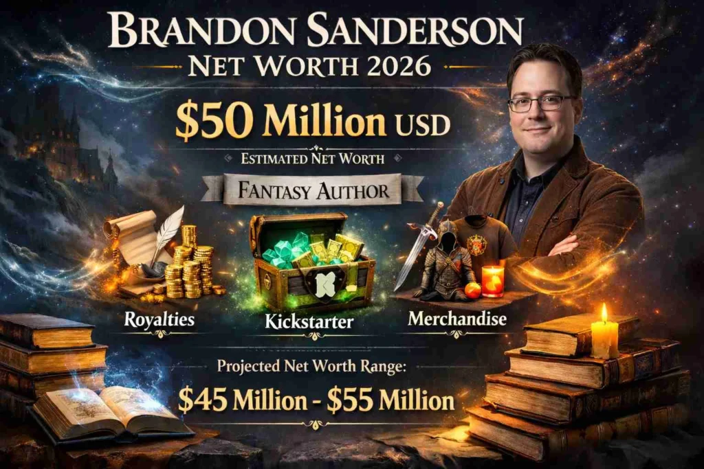 Brandon Sanderson Net Worth