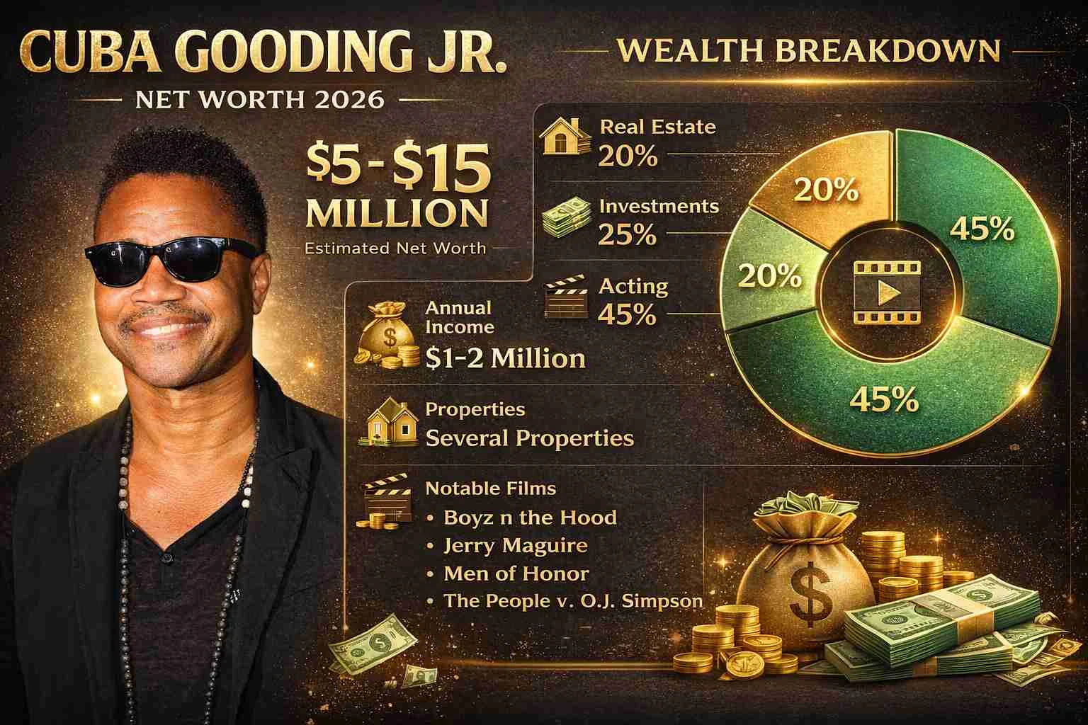 Cuba Gooding Jr Net Worth 2026