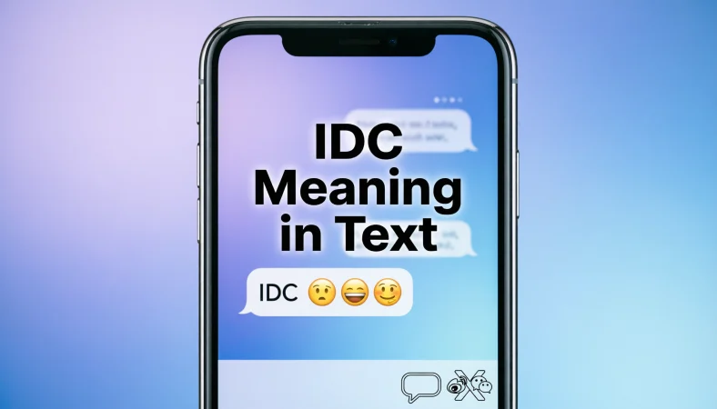 IDC Meaning in Text