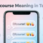 Ofcourse Mean in Text