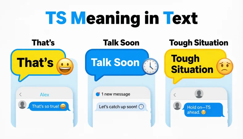 TS Meaning in Text